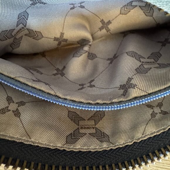 Aimee Kestenberg Milan Med Blue Denim Brass Tone Hardware Festival Bum Belt Bag - Picture 6 of 8